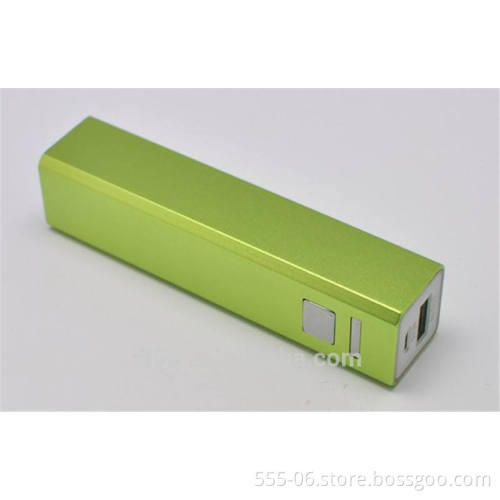 Wholesale promo gift 2600mah power bank mini external power bank for digital products